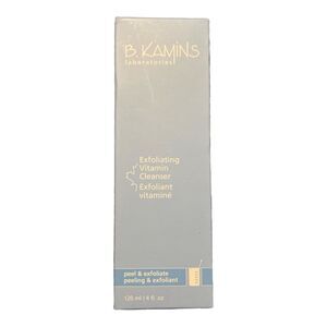 B Kamins Exfoliating Vitamin Cleanser Peel‎ And Exfoliate 4 Oz New!